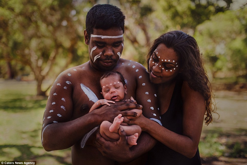 White Wolf Breathtaking photos of Aboriginal newborns show the beauty