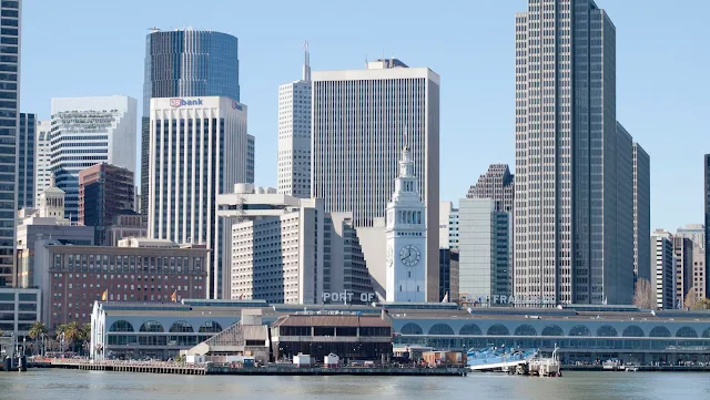 Ferry Building and San Francisco Skyline