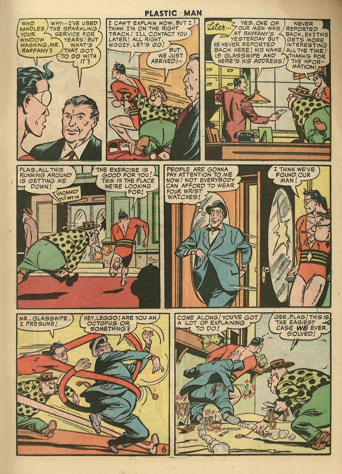 Read online Plastic Man (1943) comic -  Issue #28 - 21