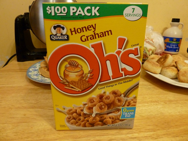 Wannabe Foodie Honey Graham Oh's Cereal
