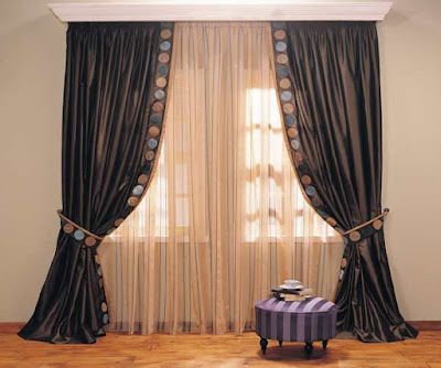Figure Model curtain Minimalist