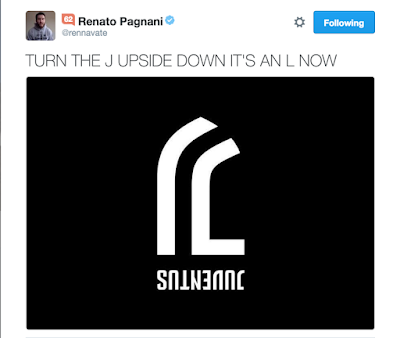 Logo Juventus baru pabila diphotostat terbalik Logo Juventus baru pabila diphotostat terbalik