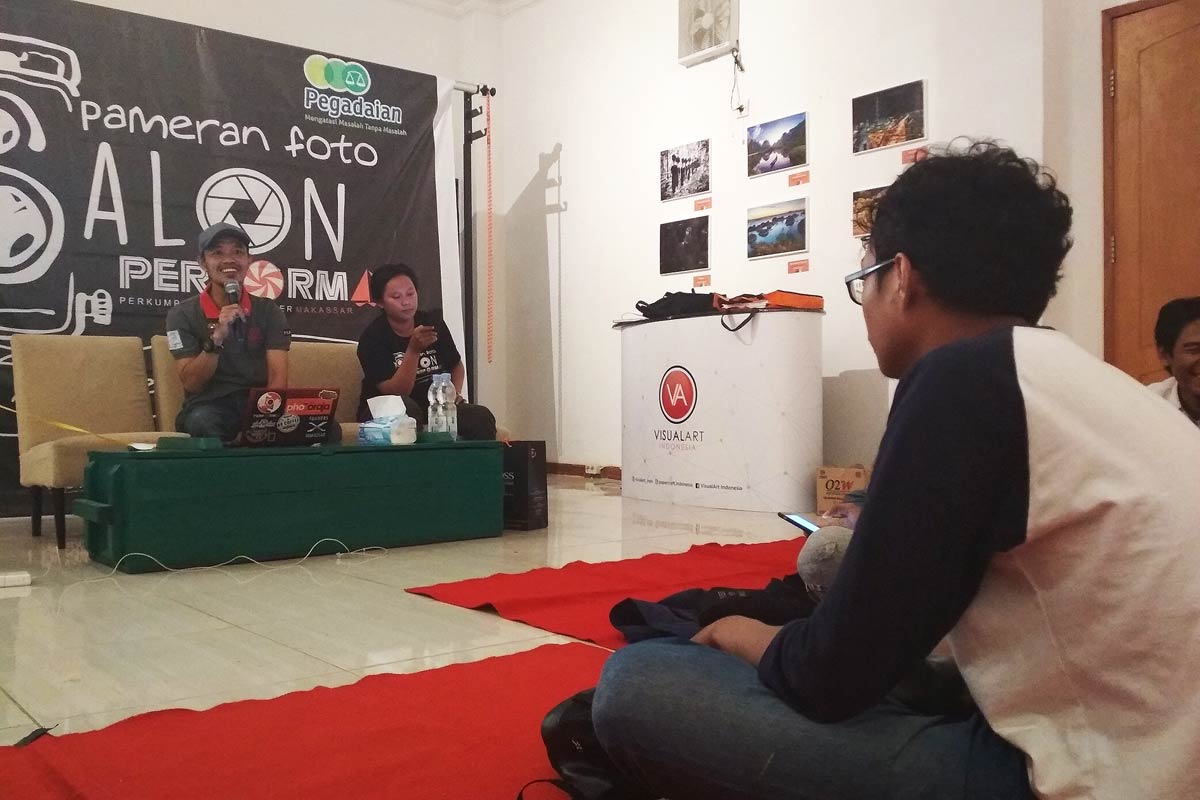 Salon Foto Indonesia Dalam Materi Workshop di Pameran Foto Performa Makassar