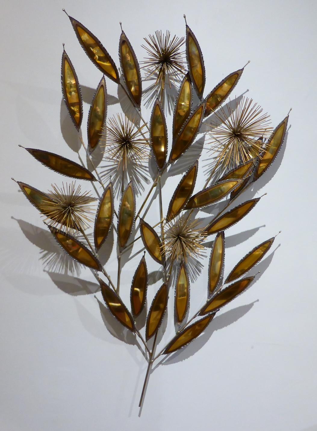 MICHAEL THOMAS Curtis Jere Flower Wall Sculpture