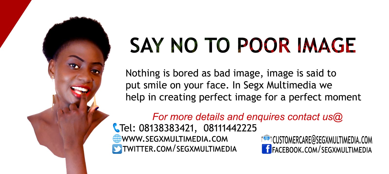 SAY NO TO POOR IMAGE