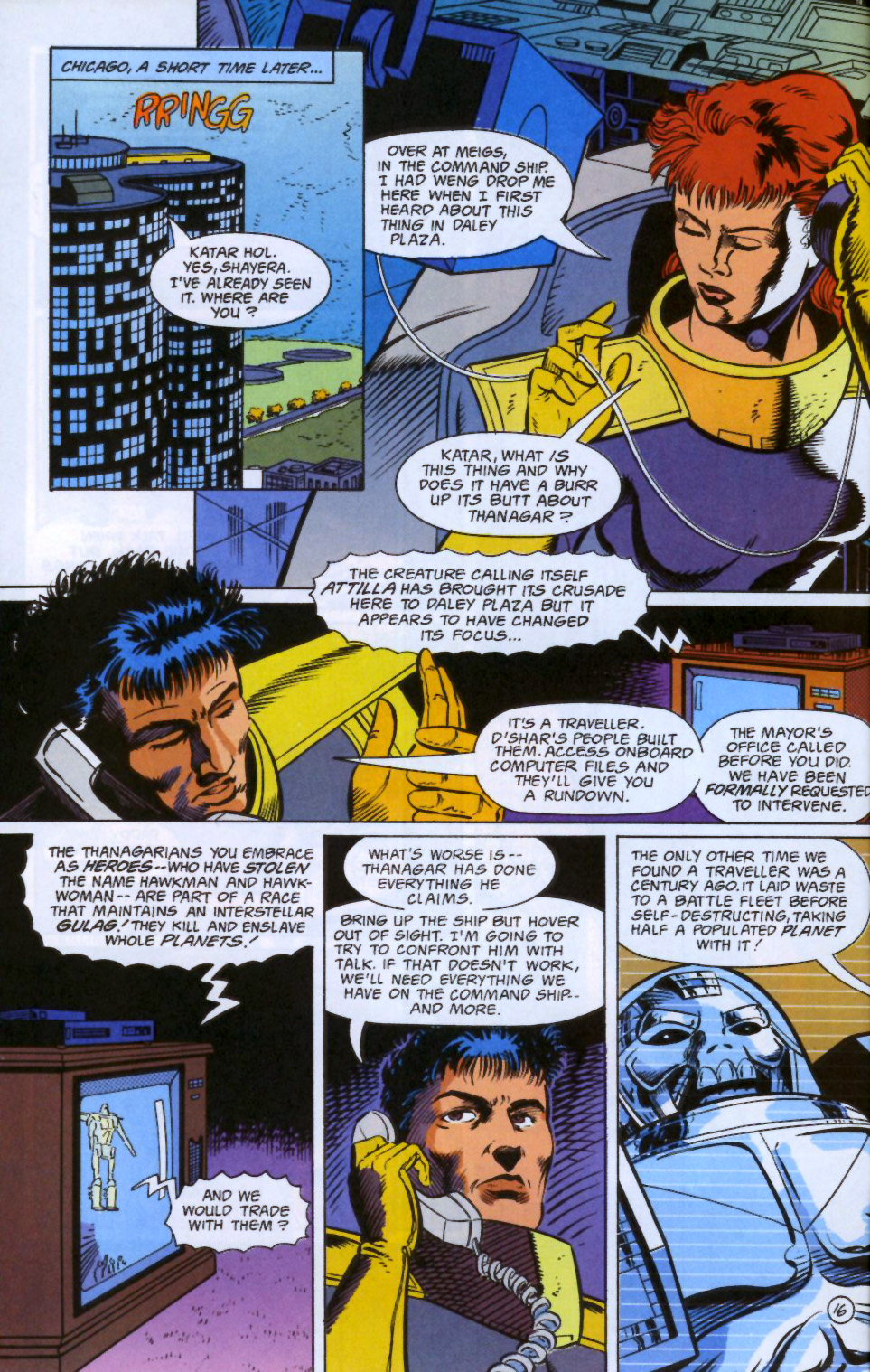 Read online Hawkworld (1990) comic -  Issue #18 - 17