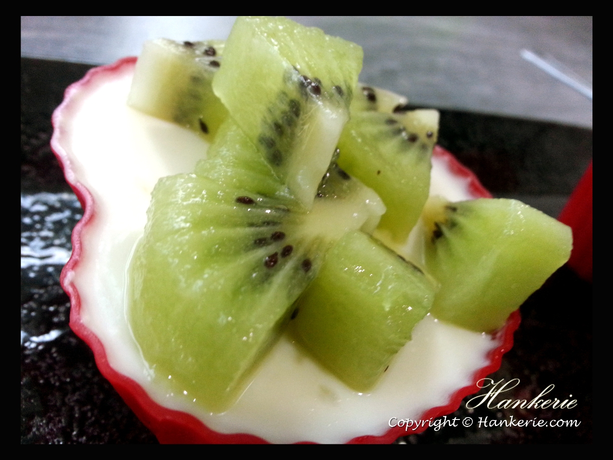 Kiwi Soya Beancurd Pudding