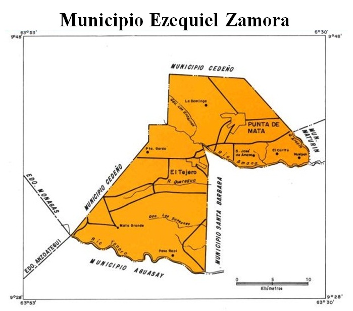 MONAGAS Historia Viva Municipio EZEQUIEL ZAMORA (Estado Monagas)