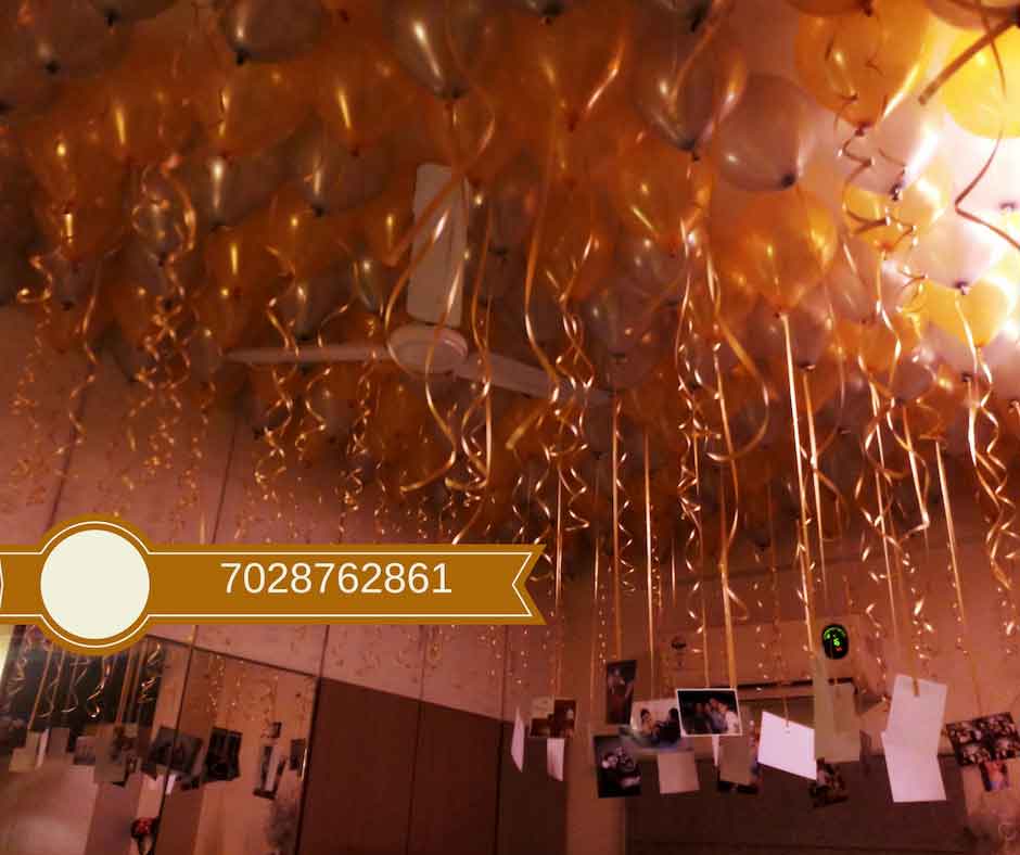 Romantic Room Decoration For Surprise Birthday Party in Pune Romantic