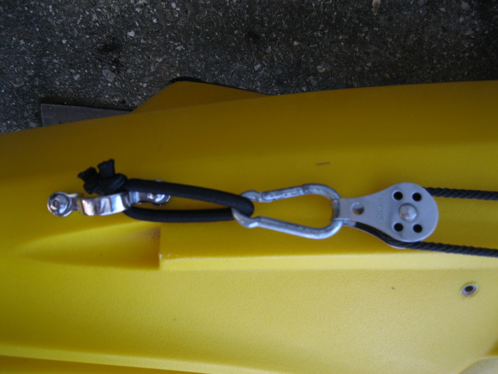 South West Kayak Fishing Anchor Trolley Set Up