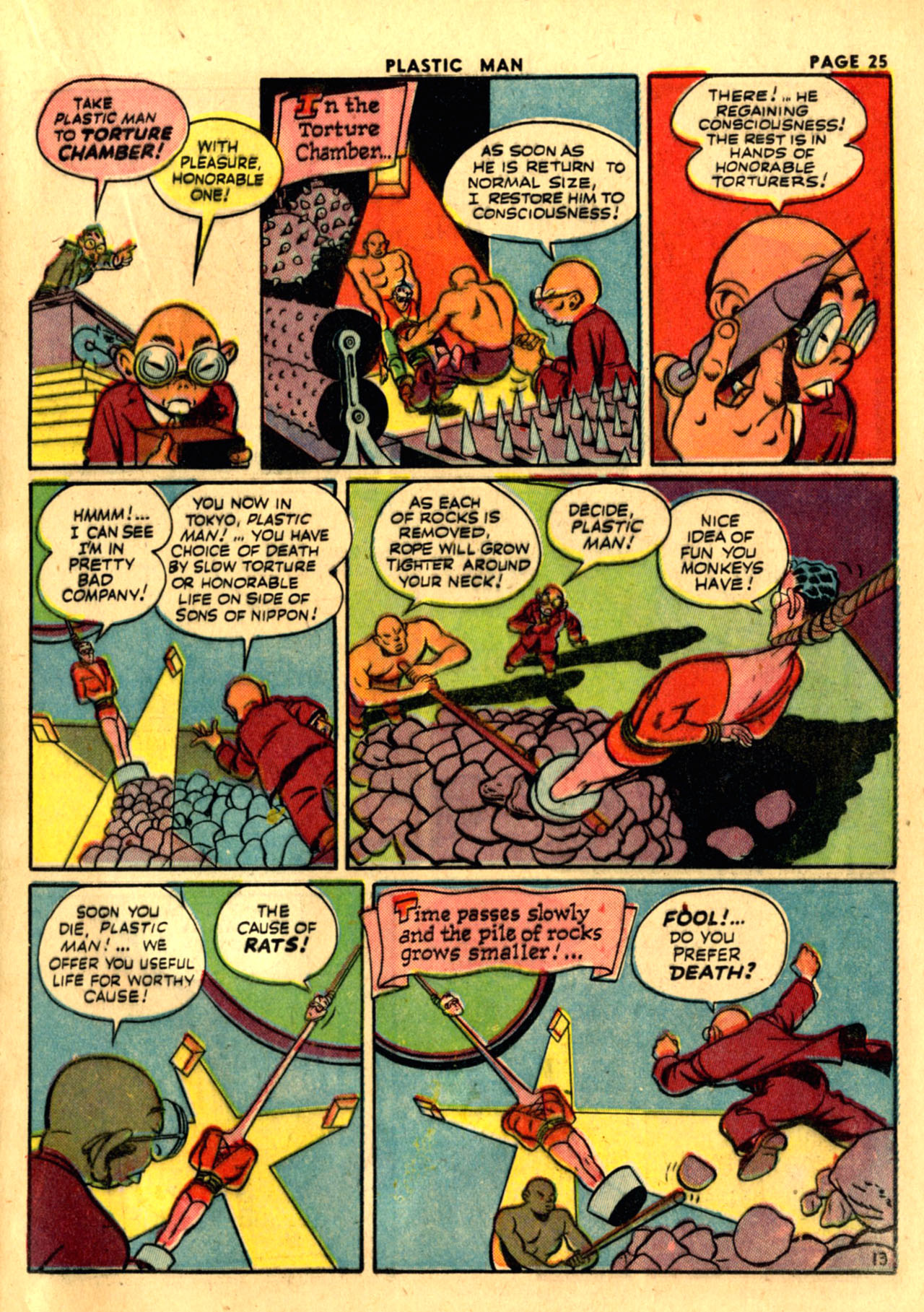 Read online Plastic Man (1943) comic -  Issue #1 - 27
