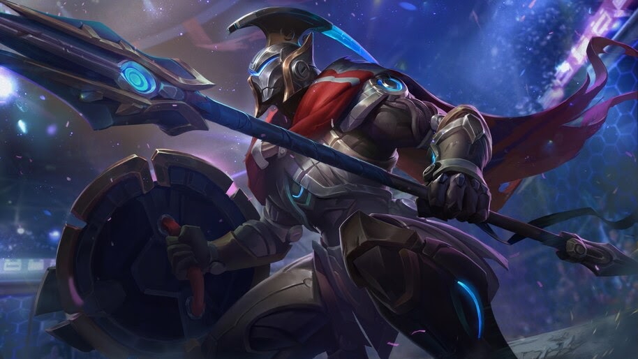 Pantheon, LoL, Rework, Full Metal, Splash Art, 8K, #857 Wallpaper