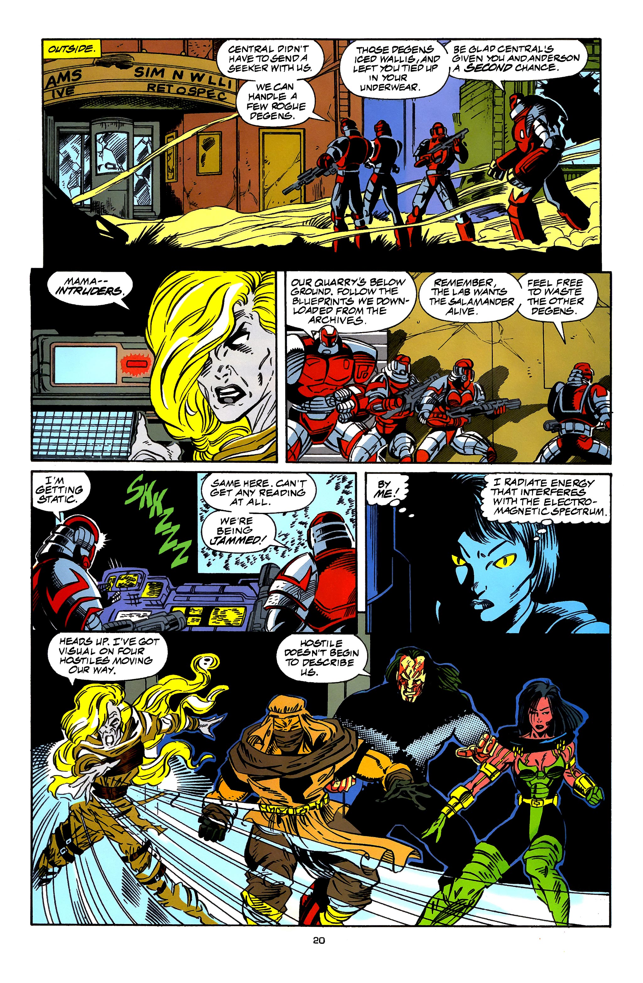 Read online X-Men 2099 comic -  Issue #7 - 17