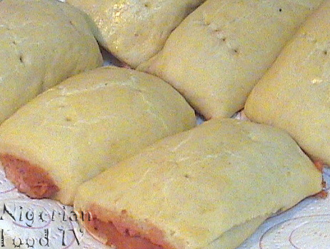 Nigerian Snacks ,Nigerian Snacks Recipe, Nigerian Sausage Rolls, how to make Nigerian Sausage Rolls