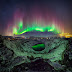 Cực quang đầy màu sắc trên bầu trời Iceland