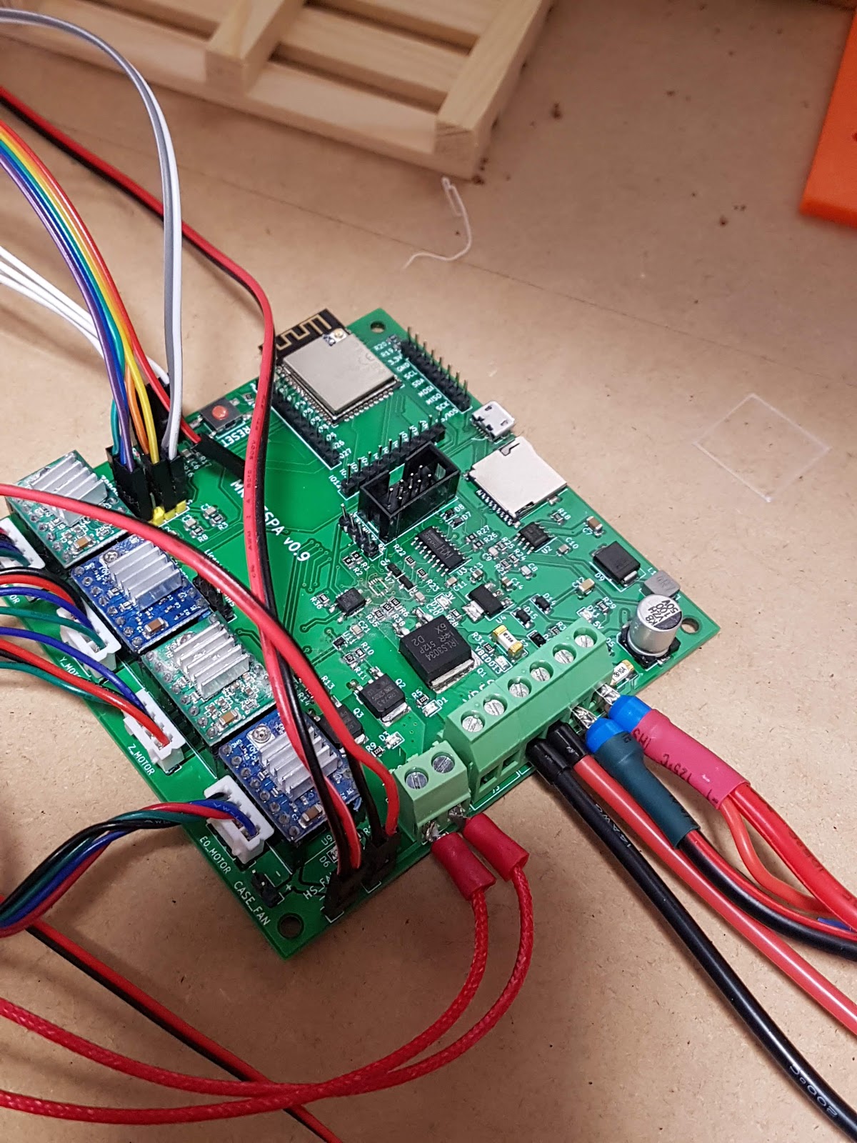 Teck's Treehouse Update 2 on ESP32 3D printer control board