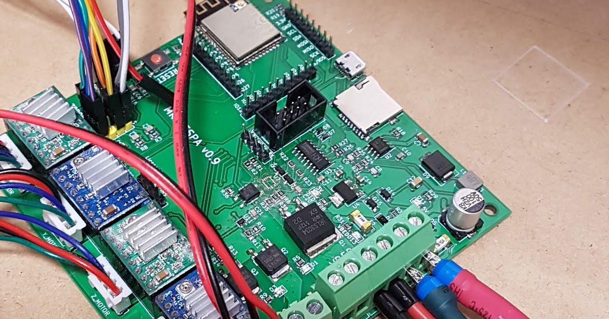 Teck's Treehouse Update 2 on ESP32 3D printer control board