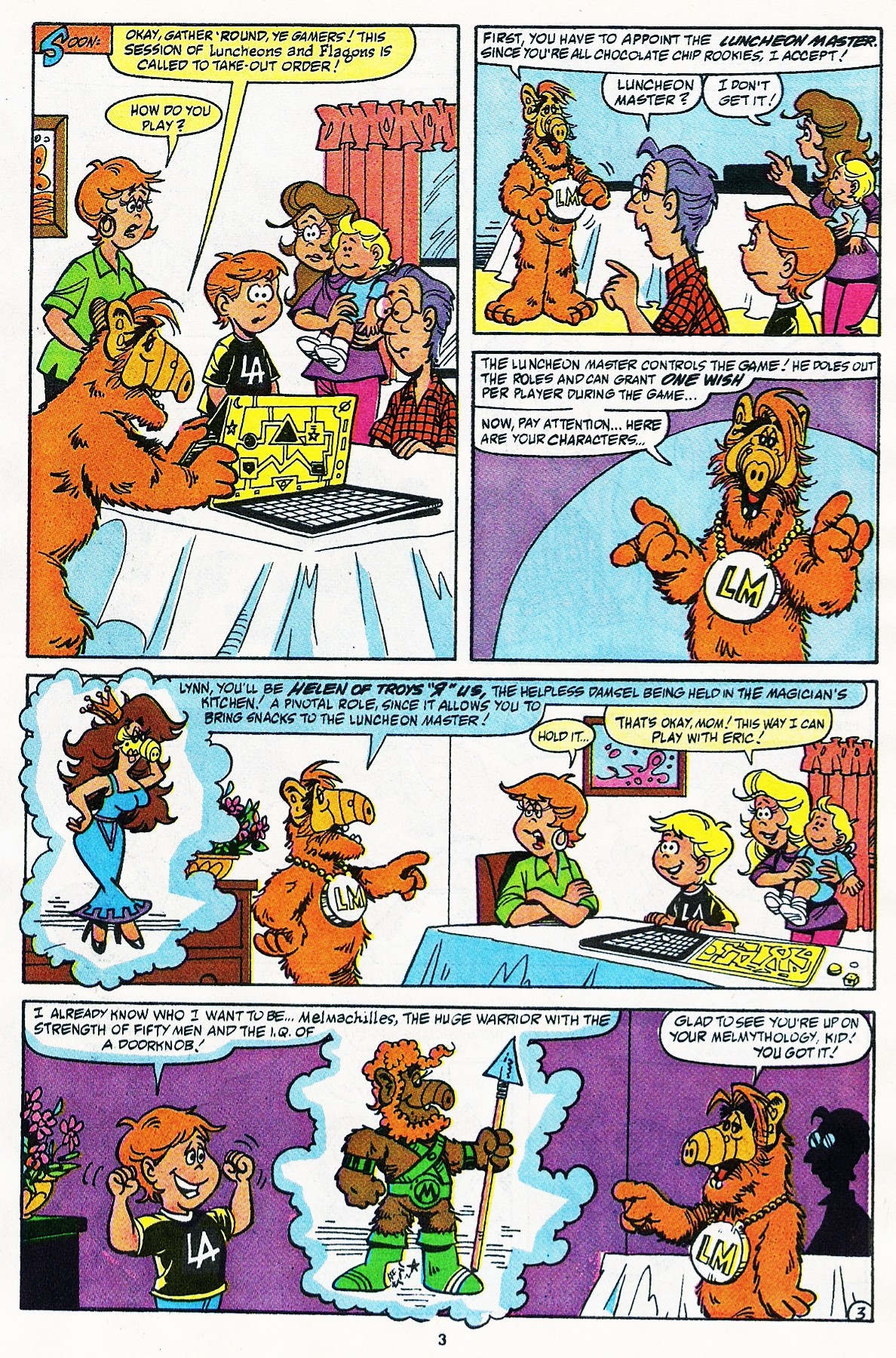 Read online ALF comic -  Issue #33 - 5