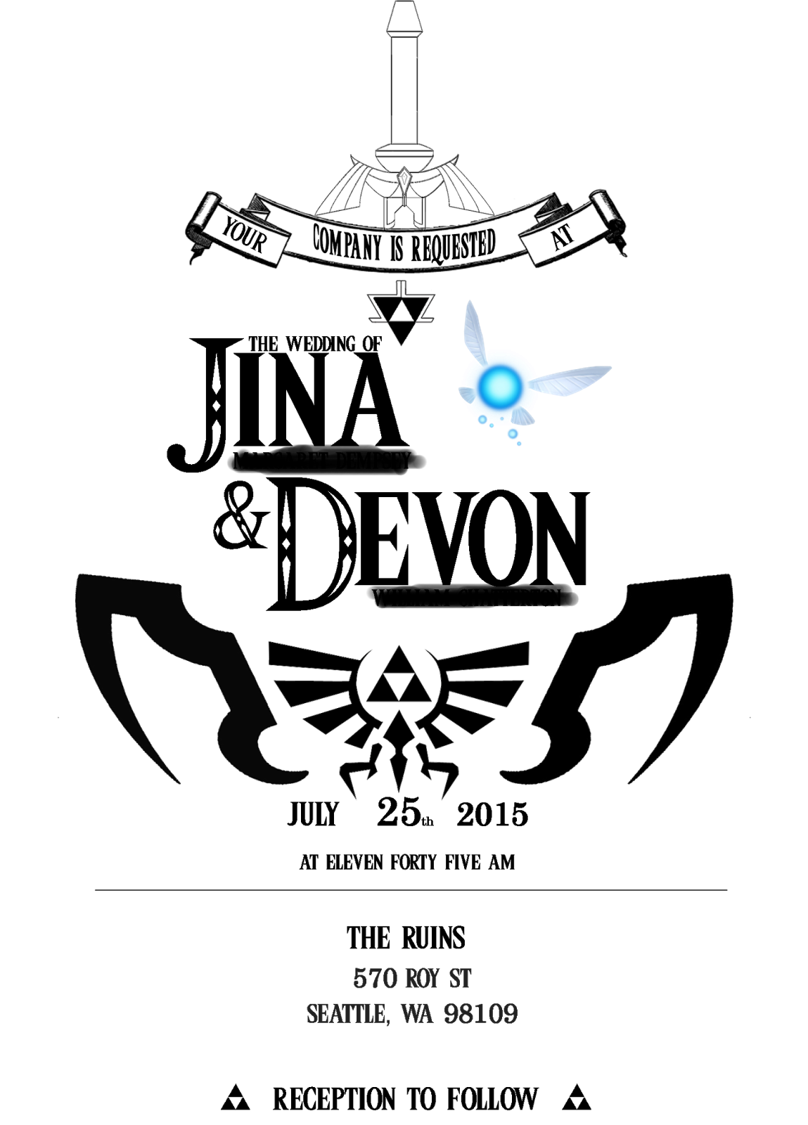 My Classy Legend of Zelda Wedding