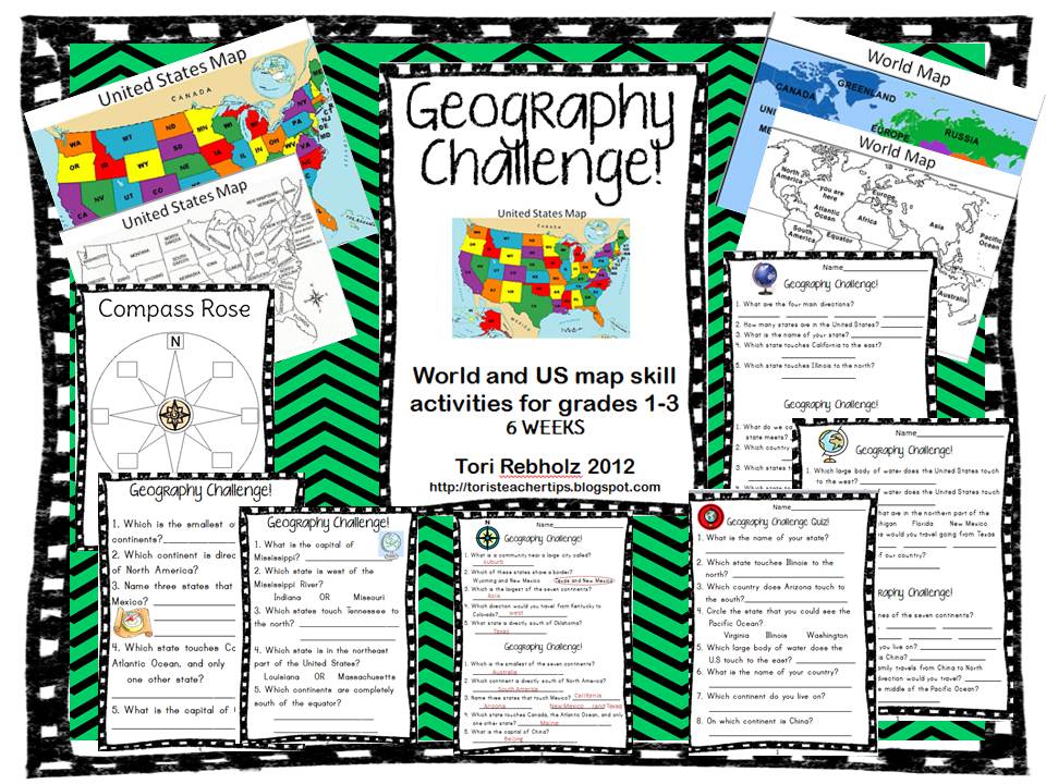 Geography Challenge Handout 8 Answers