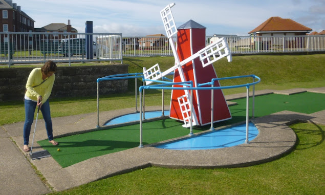 The Arnold Palmer Crazy Golf course in Whitby