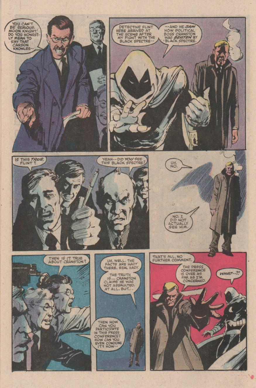 Read online Moon Knight (1980) comic -  Issue #25 - 30