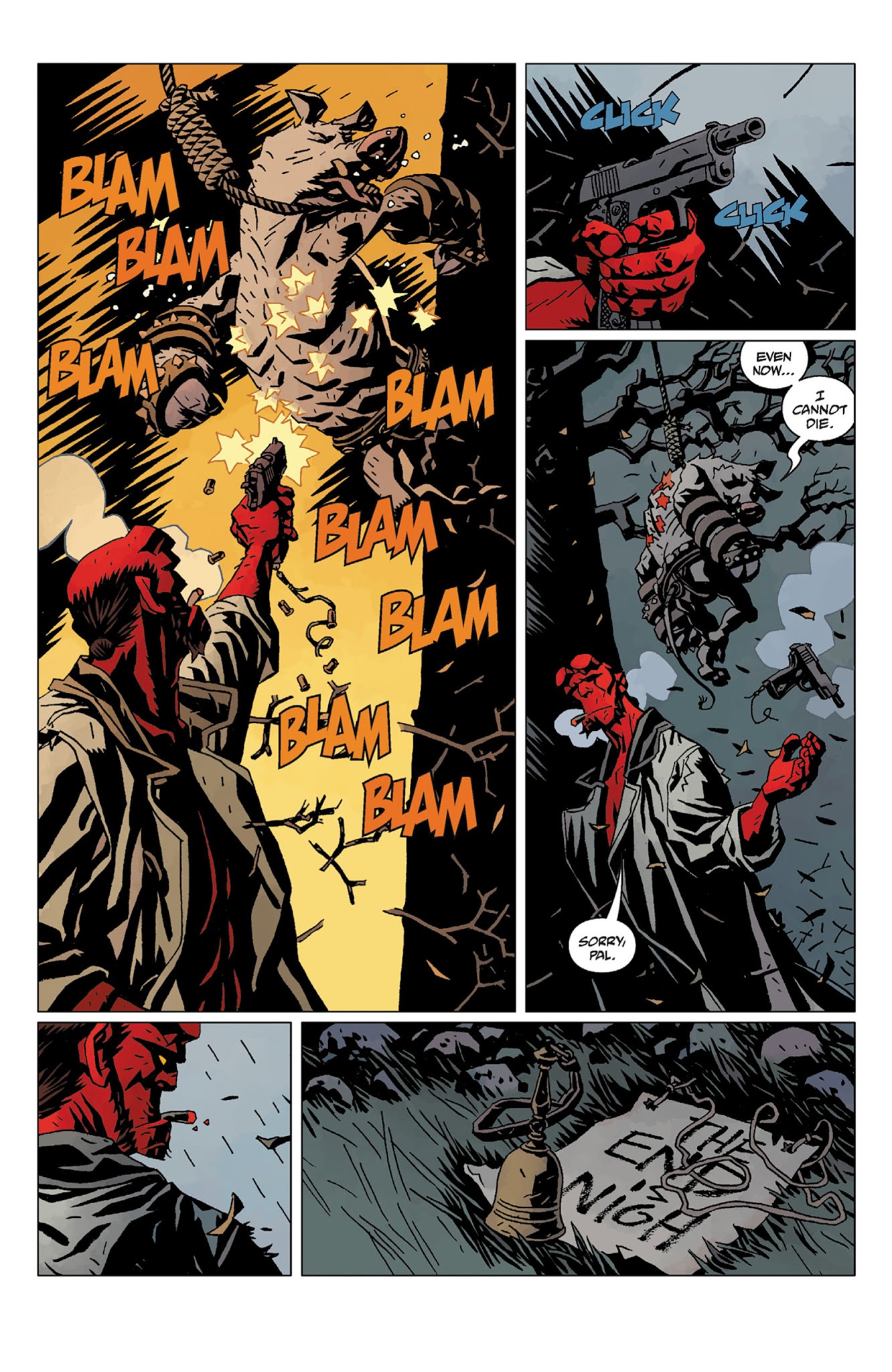 Read online Hellboy: The Storm And The Fury comic -  Issue # TPB - 71