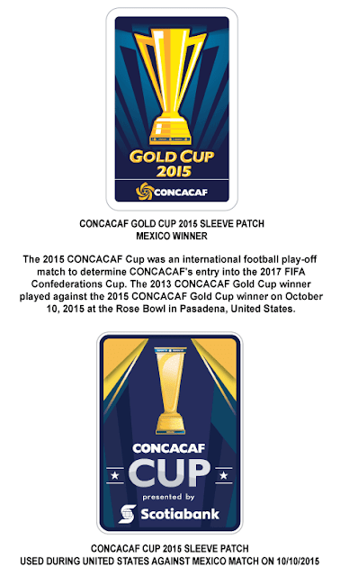 Football teams shirt and kits fan CONCACAF Gold Cup 2015 patch