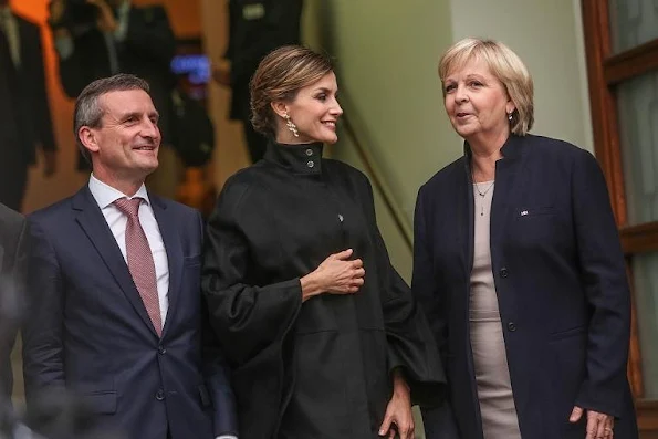  Queen Letizia with Hannelore Kraft and museum director Beat Wismer and mayor Thomas Geisel attends the opening of exhibition "Zurbaran" at Museum Kunstpalast in Dusseldorf