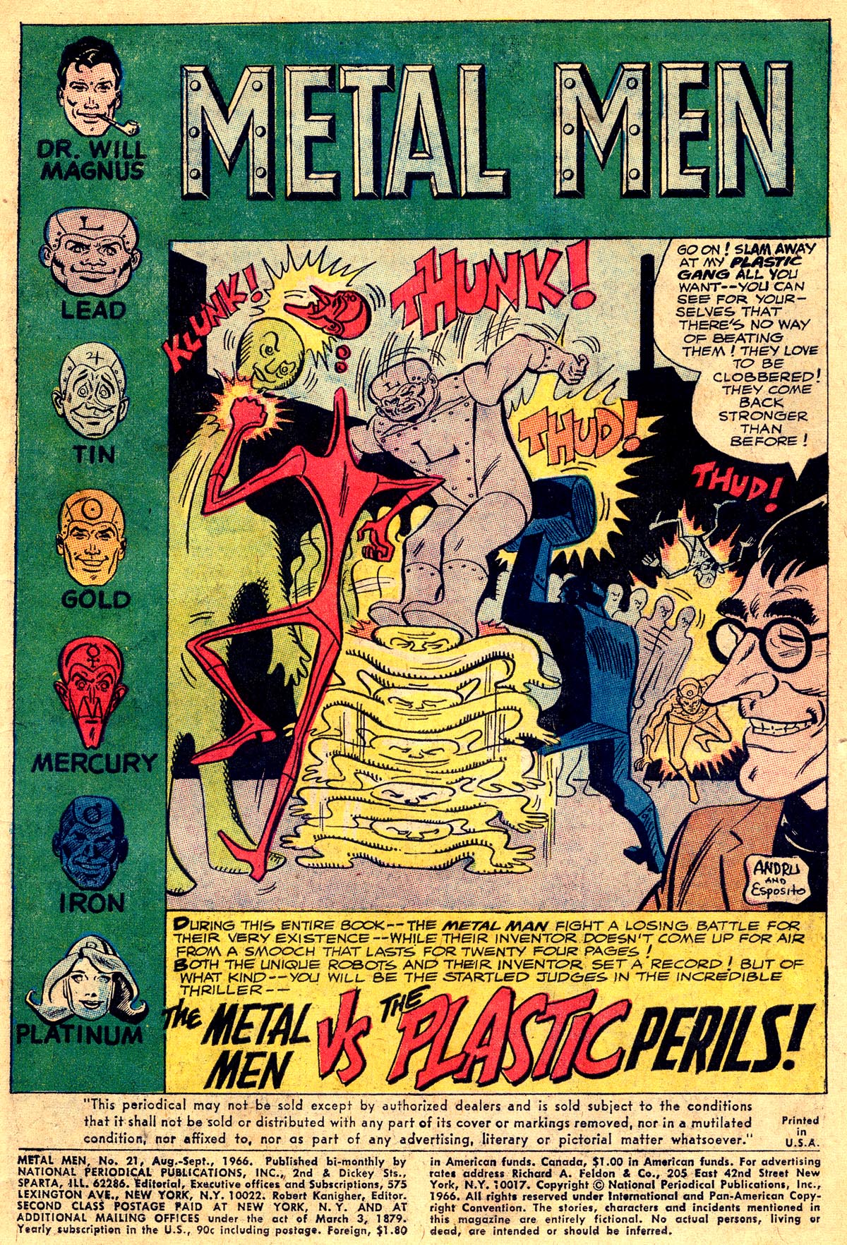 Read online Metal Men (1963) comic -  Issue #21 - 3