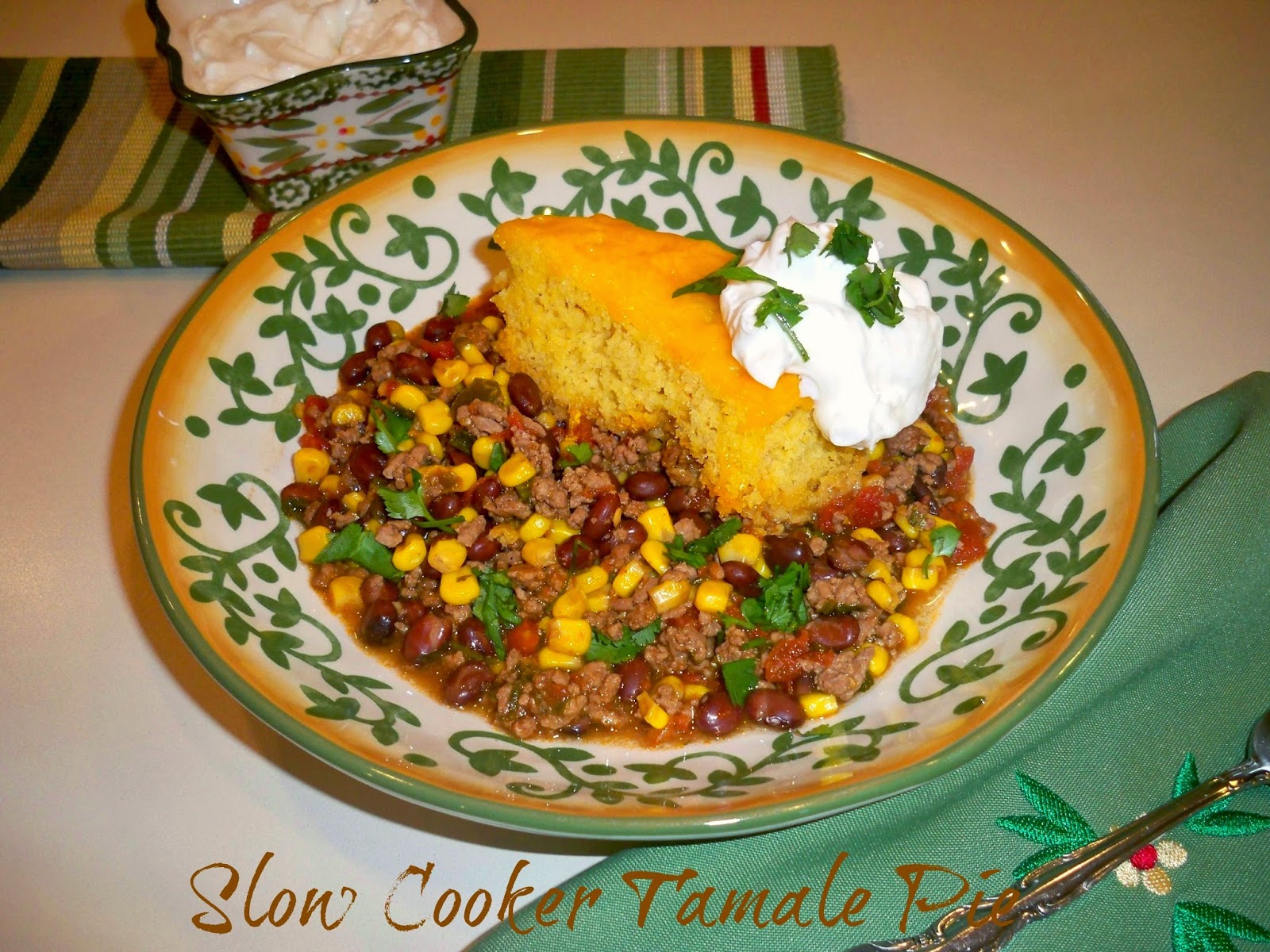 Easy as Pie Slow Cooker Tamale Pie