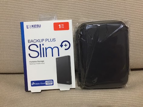 Kesu Backup Plus Slim 1TB 2.5-Inch Hard Drive