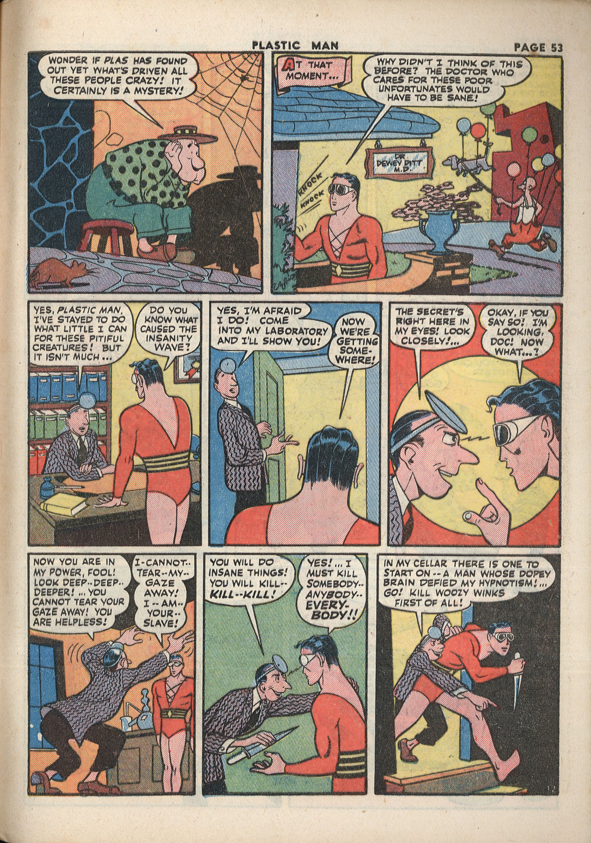 Read online Plastic Man (1943) comic -  Issue #2 - 55