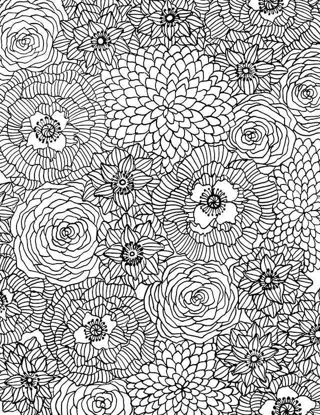 free winter coloring page download from Alisa Burke