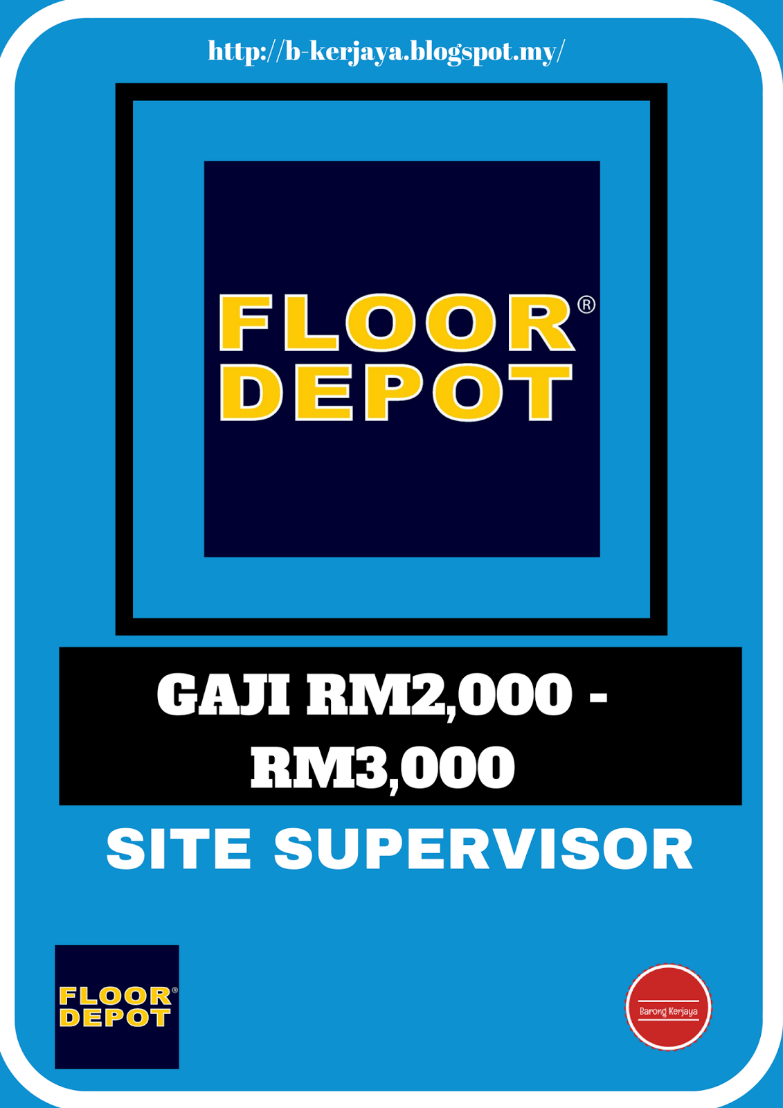 [TERKINI!] Jawatan Kosong Floor Depot Januari 2018! My Kerja!