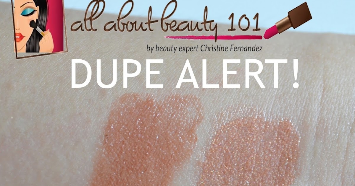 DUPE ALERT Burt's Bees Lip Shimmer Caramel All About Beauty 101