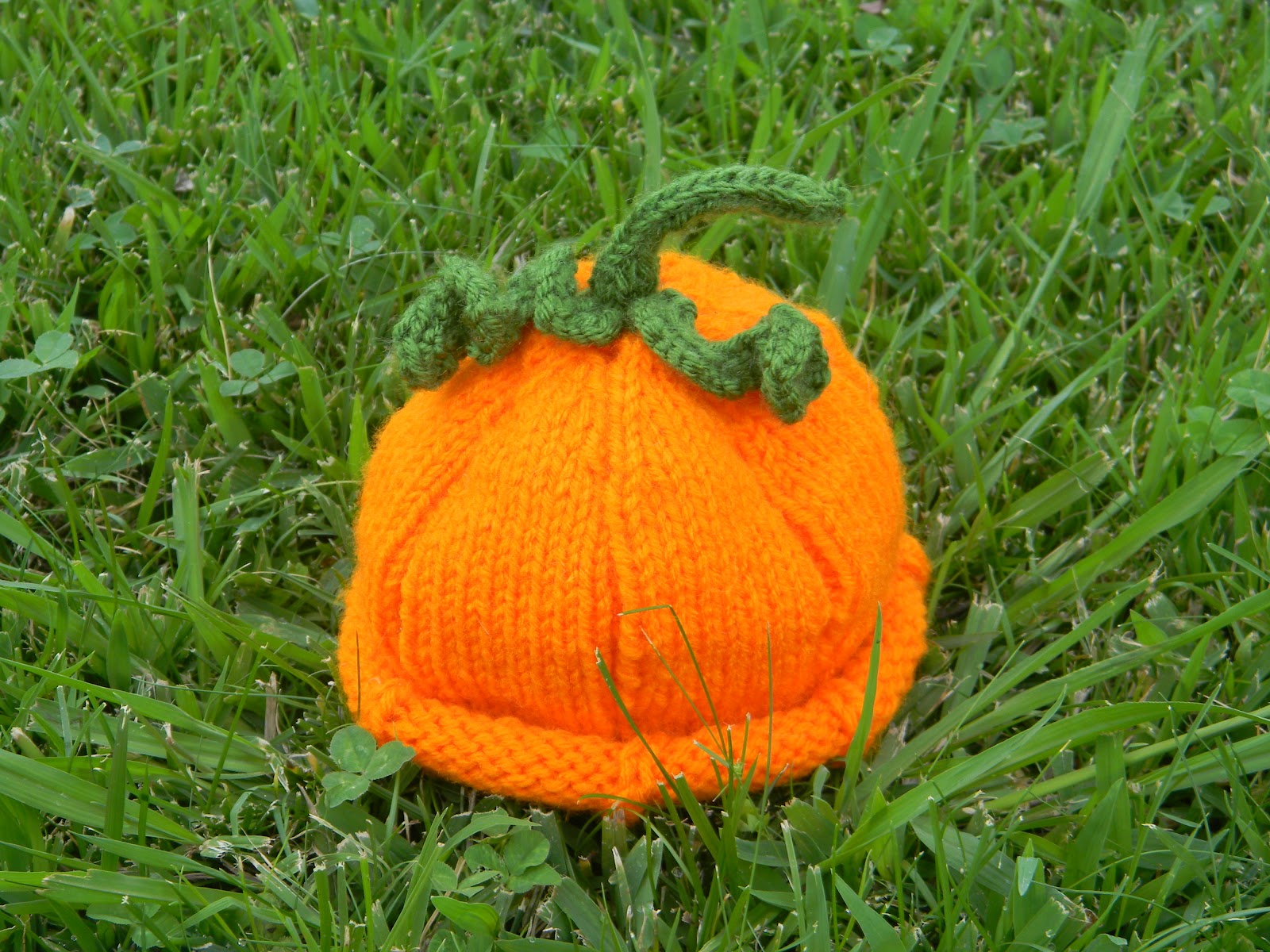 Brandy’s Creations Knitted Pumpkin Baby Hat