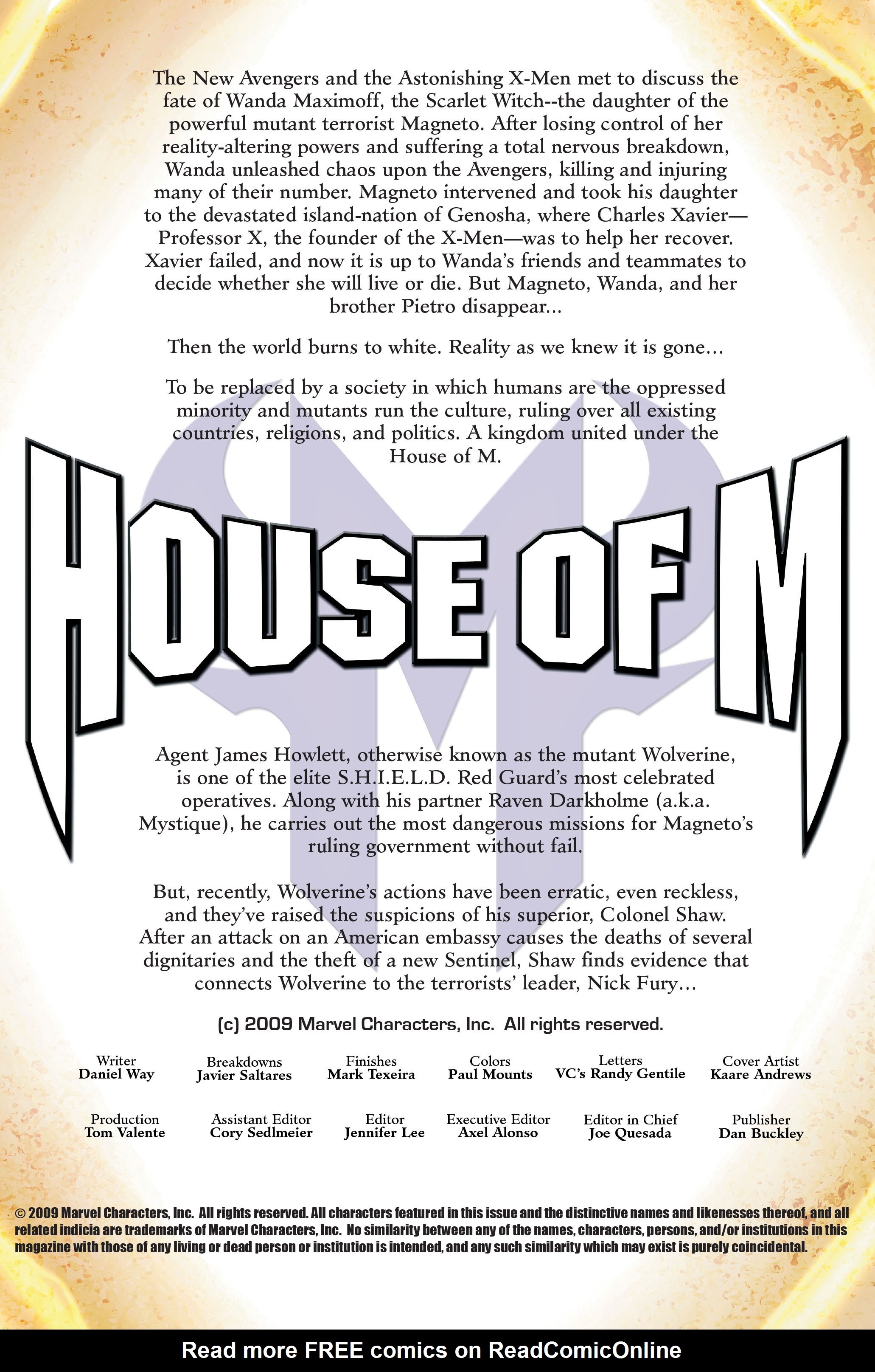 Read online House of M: World of M Featuring Wolverine comic -  Issue # TPB - 30