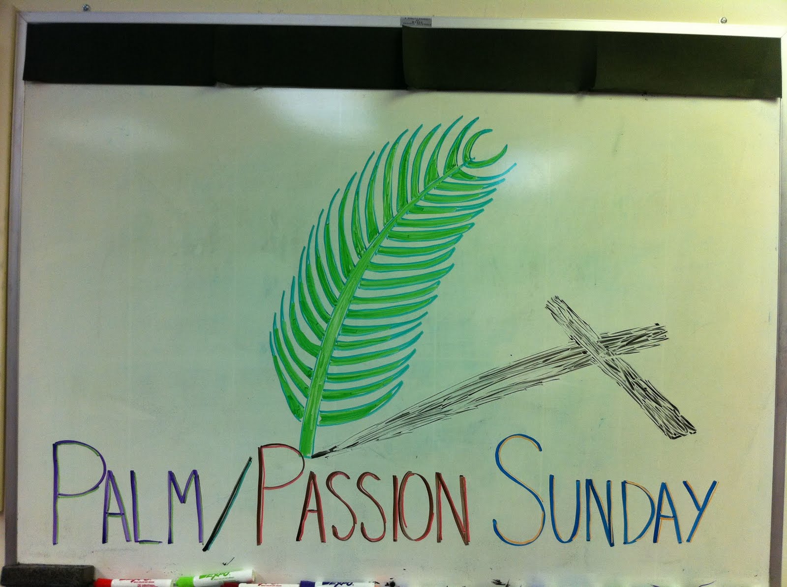 Rev. Brian Blogs Whiteboard Palm/Passion Sunday