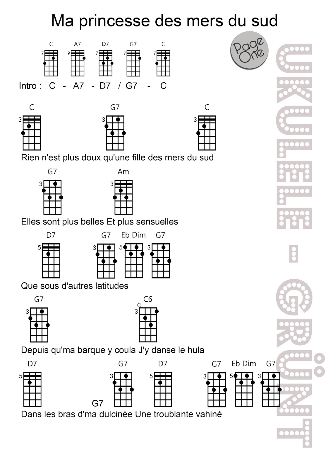 Aël Le Blog Grünt 08 "Princesse des mers du sud" tutorial