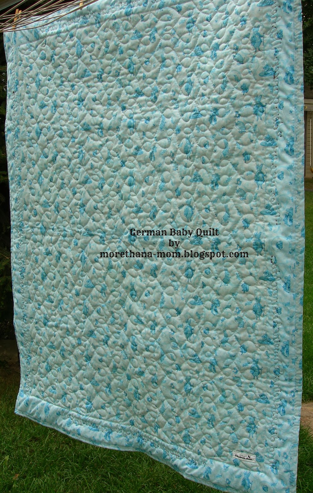 More Than A Mom German Baby Quilt