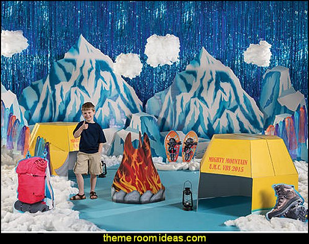 Mighty Mountain Stage Kit winter themed decorating ideas winter party props winter theme