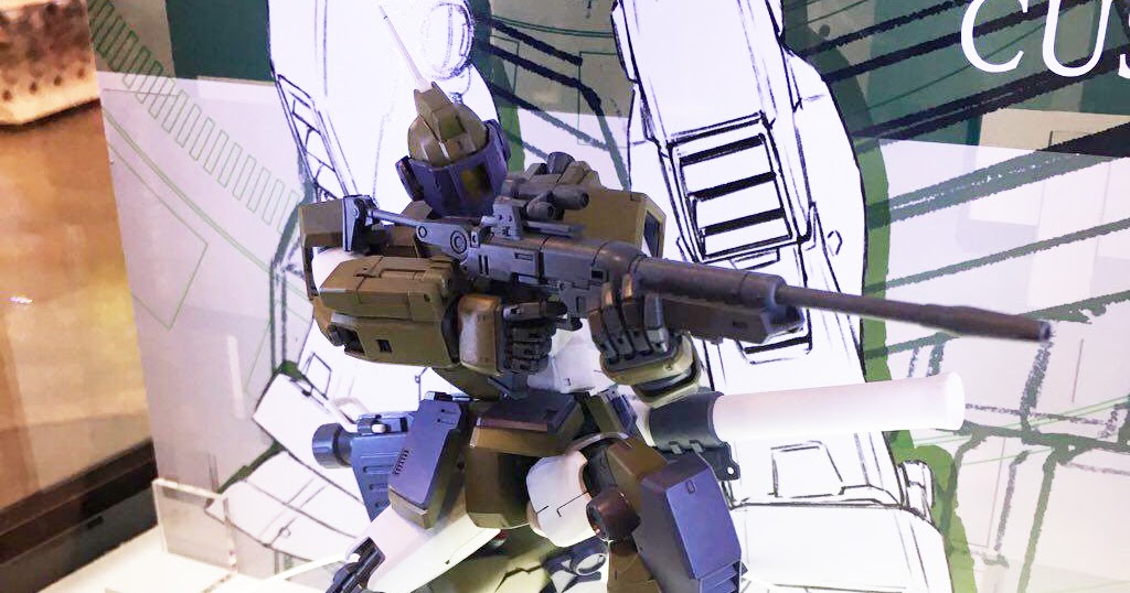 MG 1/100 RGM-79SC GM Sniper Custom Exhibited at C3 AFA Tokyo 2017 ...