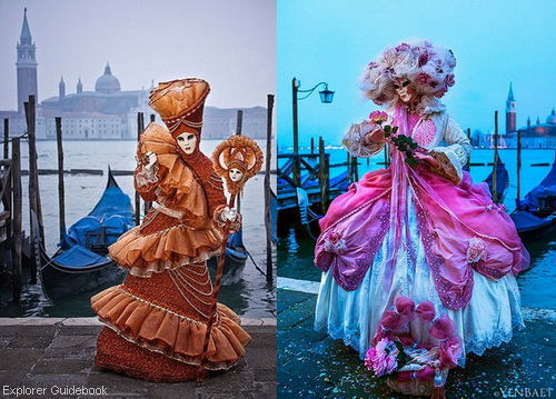 Carnival of Venice karnaval festival topeng venice italia