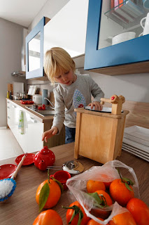 eine familienküche.