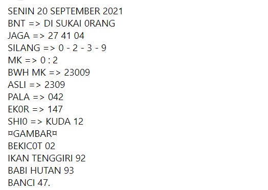 PREDIKSI singapura