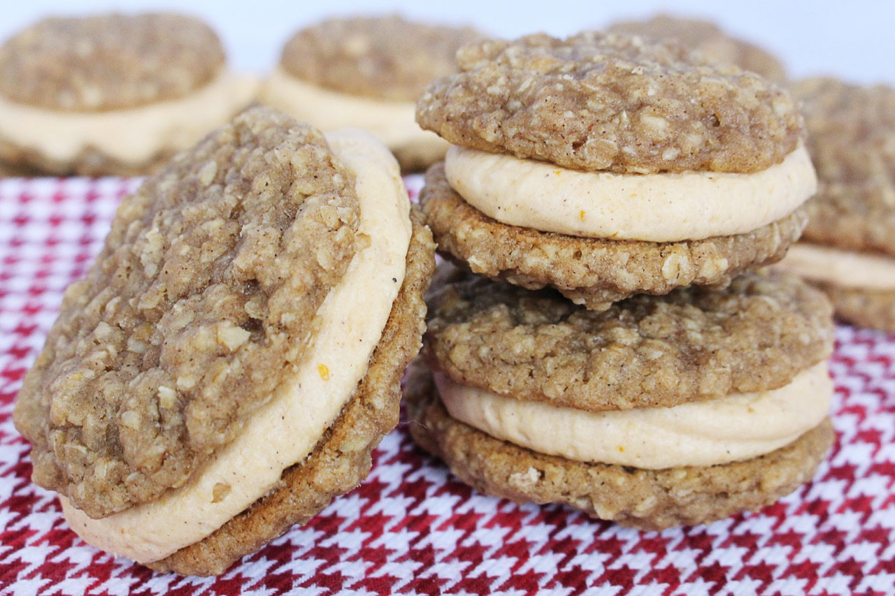 Kylee's Kitchen Pumpkin Oatmeal Cream Pies