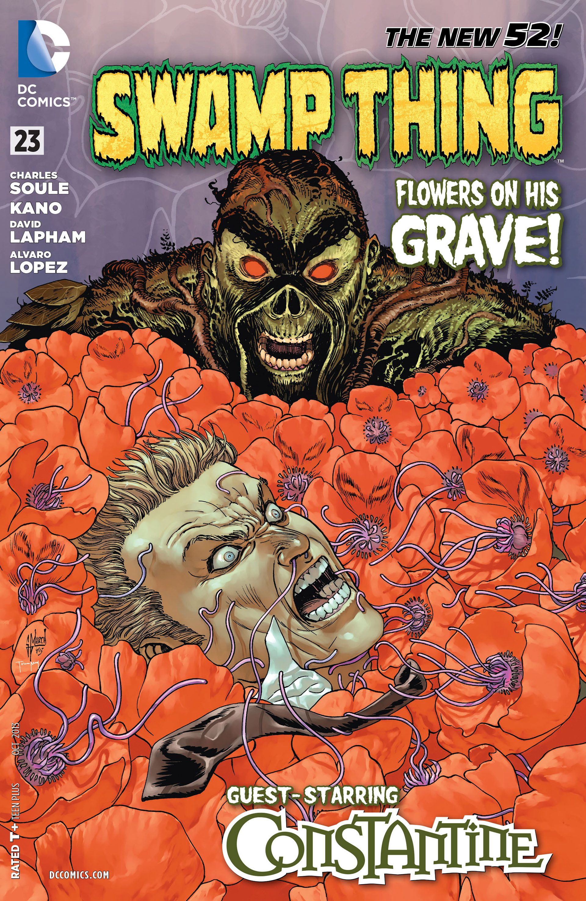 Read online Swamp Thing (2011) comic -  Issue #23 - 1