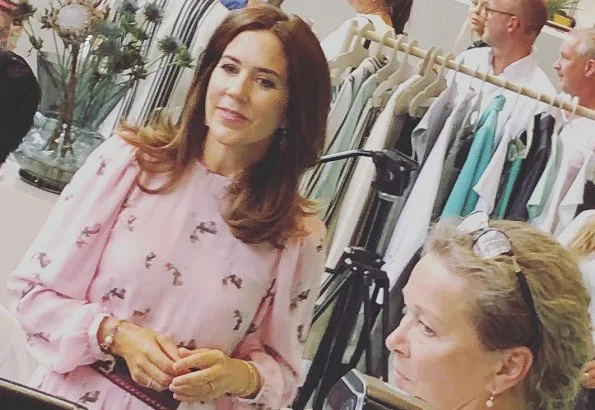 Crown Princess Mary of Denmark attended Future of Fashion design show held at Copenhagen CIFF Bella Center