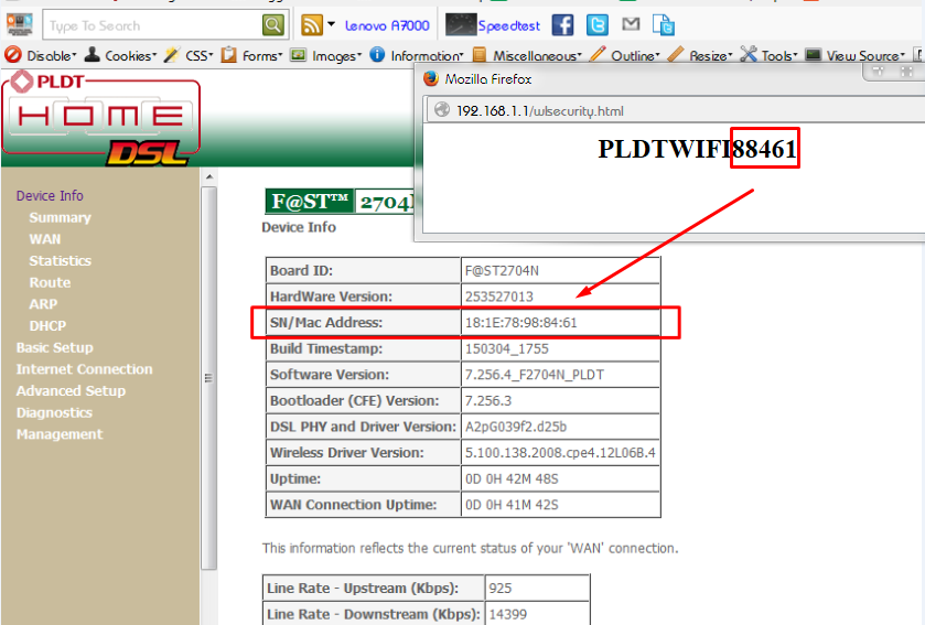 How To Hack Pldthome Sagemcom Default Wifi Password -8039